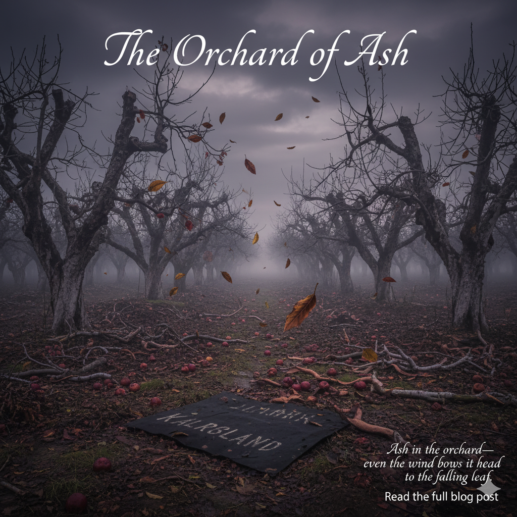 Haibun: The Orchard of Ash