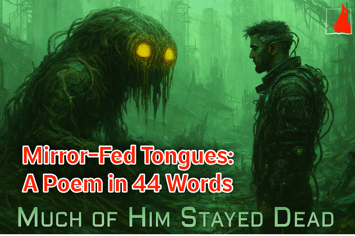 Mirror-Fed Tongues: A Poem in 44 Words