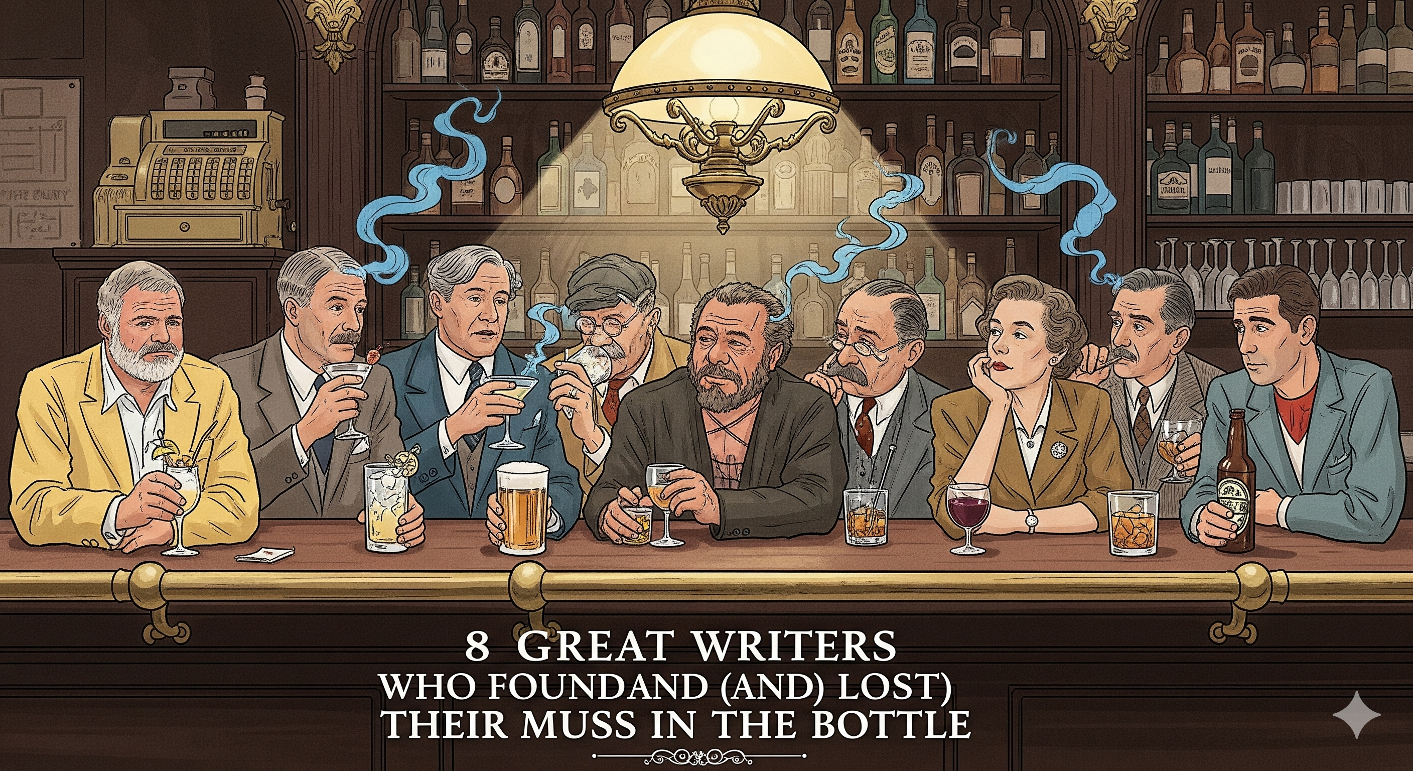 8 Great Writers Who Found (and Lost) Their Muse in the Bottle