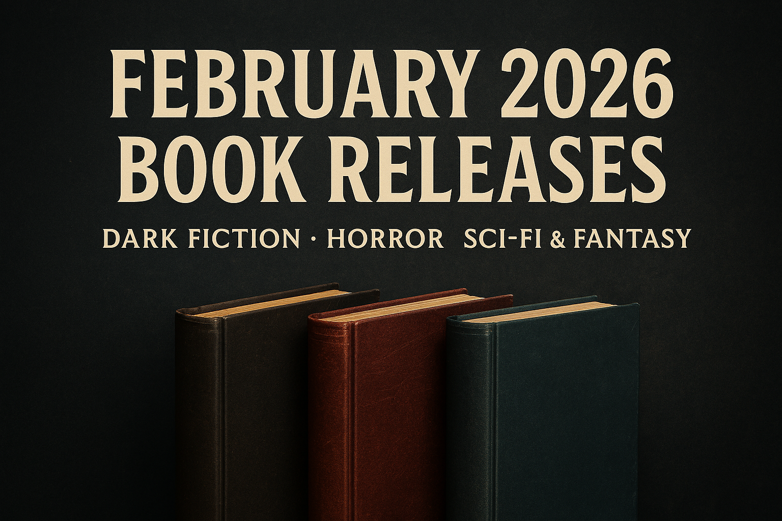 February 2026 Book Releases (Dark Fiction, Horror, Sci‑Fi & Fantasy)
