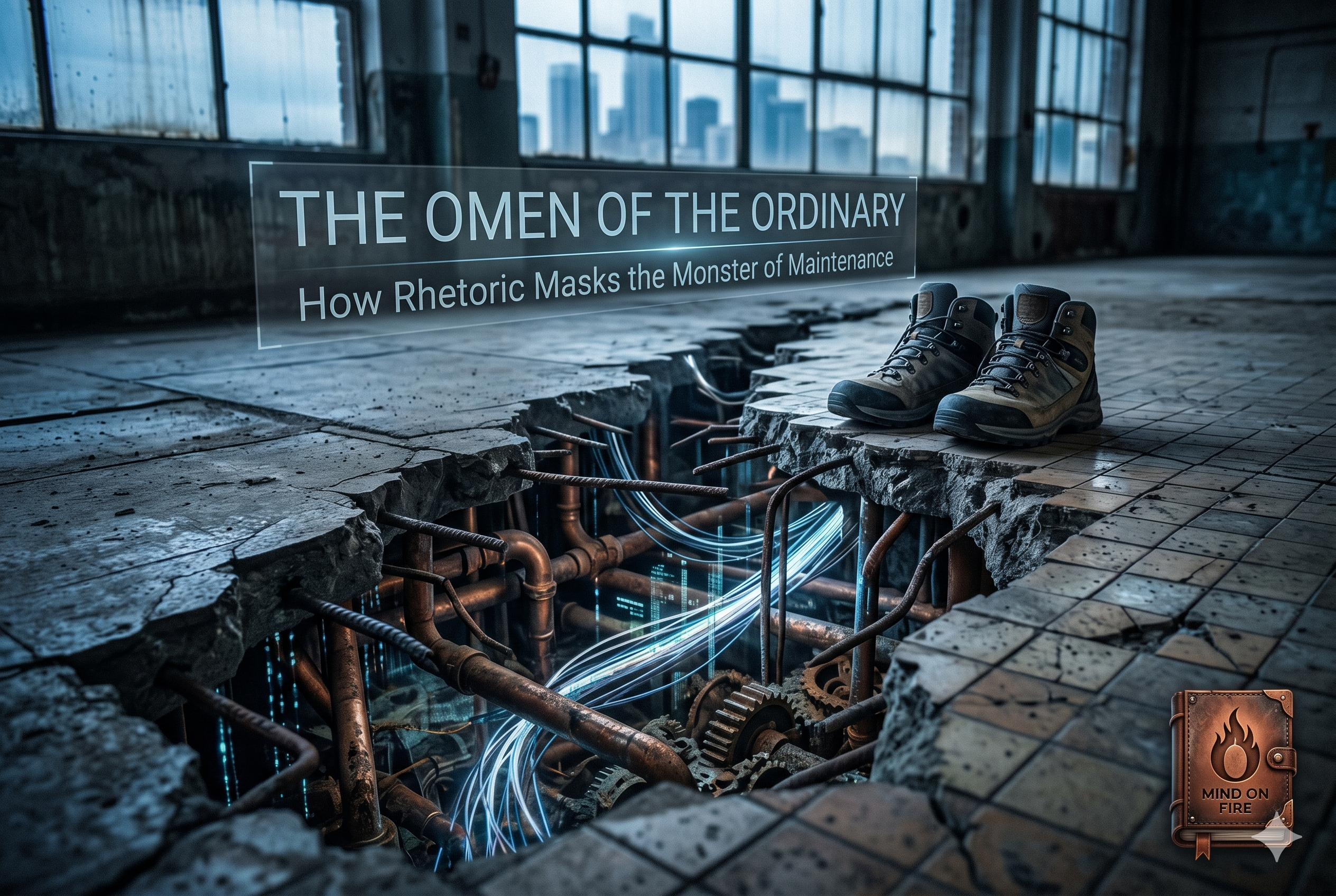 The Omen of the Ordinary: How Rhetoric Masks the Monster of Maintenance